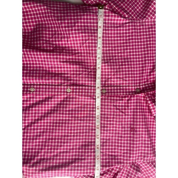 Ralph Lauren Pink Check Long Sleeve Button Up Shirt Medium - Picture 5 of 7
